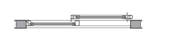 Macro-suihkukaapin varaosa. Pyörästö liukuseinä 2 D (R10NN2D), harmaa, 4 kpl