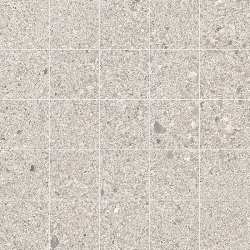 Lattialaatta Terrazo 8x48x48mm, Gold Grey Mosaik. Myydään arkeittain