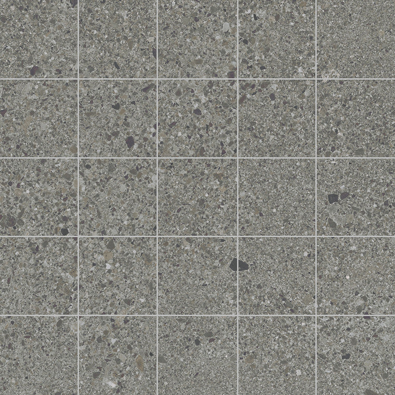 Lattialaatta Terrazo 8x48x48mm, Grey Mosaik . Myydään arkeittain