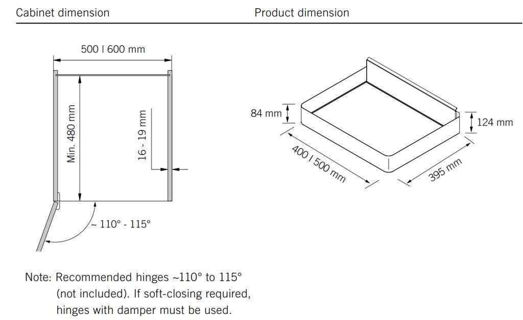 Säilytysmekanismi korkeaan kaappiin, CC Planero 5, grafiitti