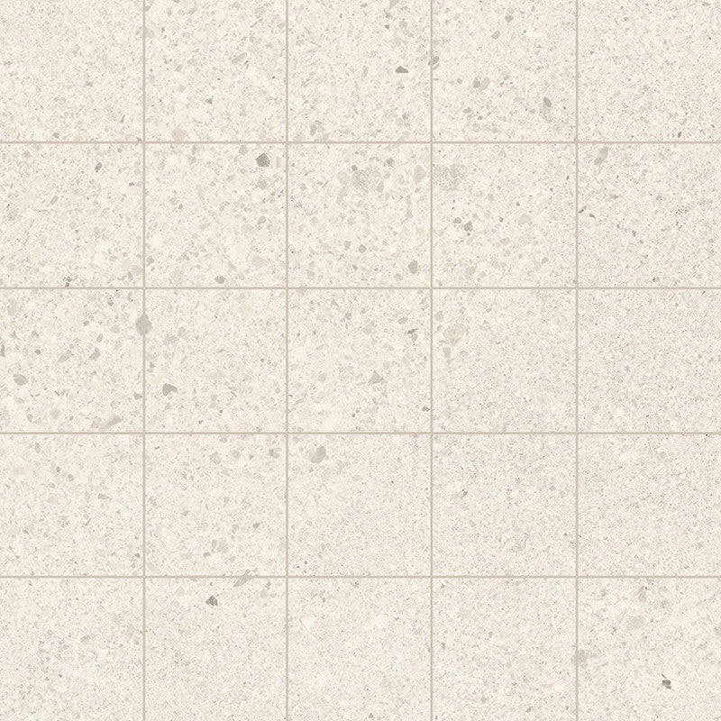 Lattialaatta Terrazo 8x48x48mm, Rect White Mosaik . Myydään arkeittain