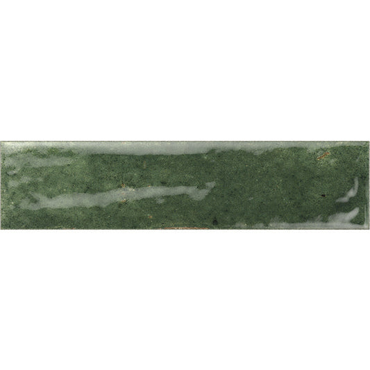 Seinälaatta Hope 6 x 25, Olive glossy