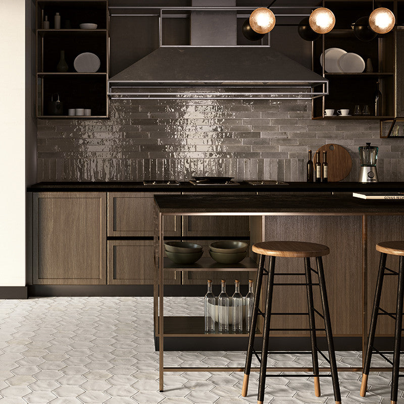 Seinälaatta Hope 6 x 25, Espresso glossy