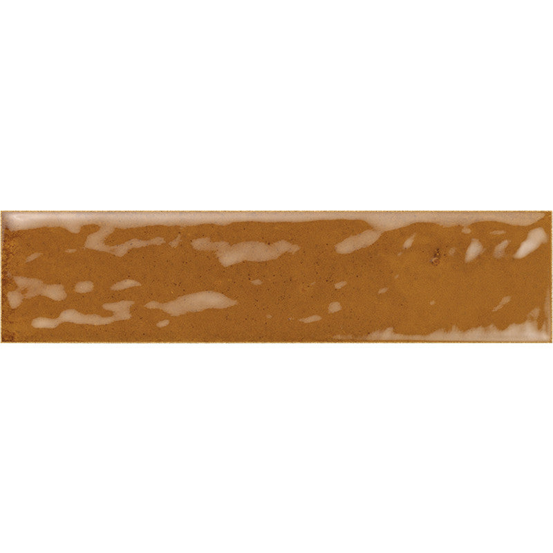 Seinälaatta Hope 6 x 25, Ocre glossy