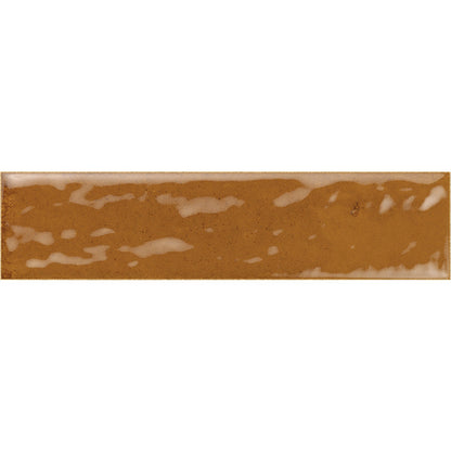Seinälaatta Hope 6 x 25, Ocre glossy