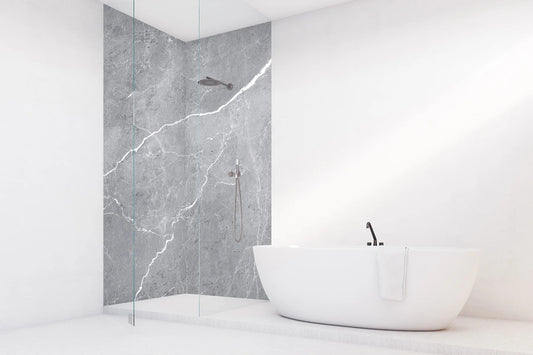 Vipanel - kosteantilan seinälevy kiiltävä Anthracite Aragon Gloss 1500 x 2550mm x 3mm. Hinta 106,41 € / m2
