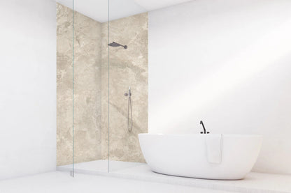 Vipanel - kosteantilan seinälevy Beige Marble matta 1500 x 2550mm x 3mm. Hinta 80,78 € / m2