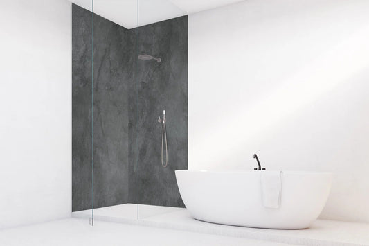 Vipanel - kosteantilan seinälevy  Black Concrete matta 1500 x 2550mm x 3mm. Hinta 80,78 € / m2