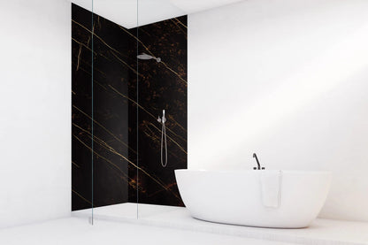 Vipanel - kosteantilan seinälevy kiiltävä Midnight Glow 1500 x 2550mm x 3mm. Hinta 106,41 €/ m2