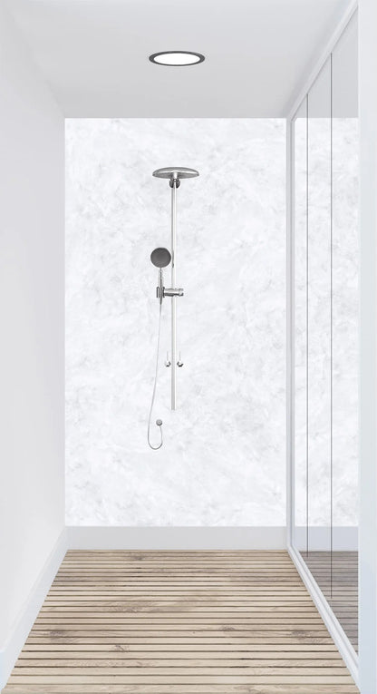 Vipanel - kosteantilan seinälevy White Marble matta 1500 x 2550mm x 3mm. Hinta 80,78 € / m2